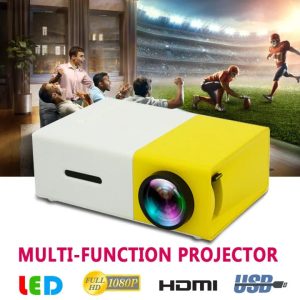 mini LED projektor prenosni — prednja strana