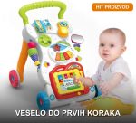 muzička hodalica za bebe — prednja strana
