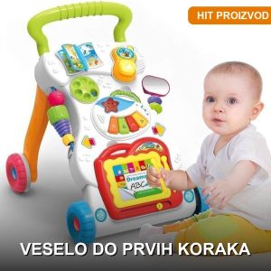 muzička hodalica za bebe — prednja strana