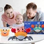 muzička kraba sa senzorom pokreta — u upotrebi