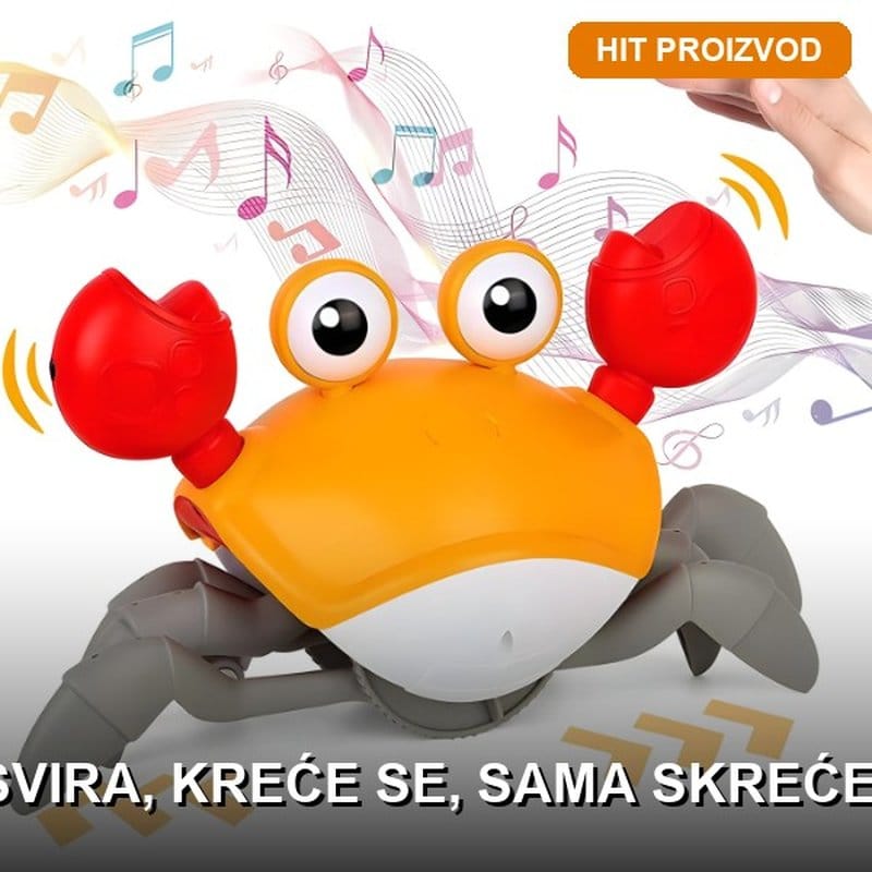 muzicka-kraba-sa-senzorom-pokreta-1 muzička kraba sa senzorom pokreta — prednja strana