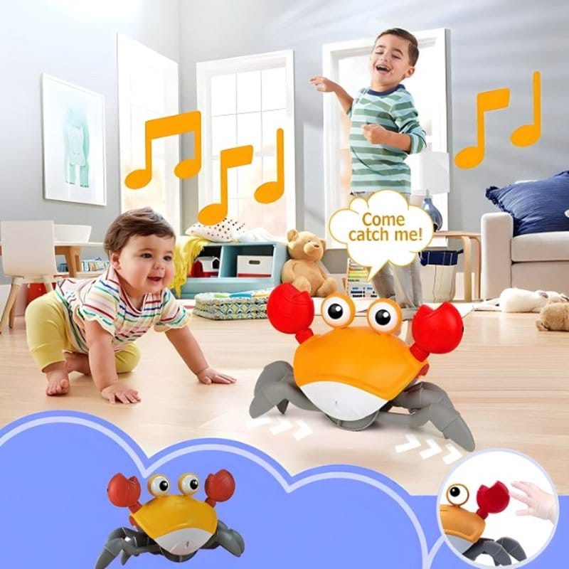muzička kraba sa senzorom pokreta muzička kraba sa senzorom pokreta — u upotrebi