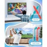 Igrač koristi Nintendo Switch sportski set tokom igranja Nintendo Switch Sports naslova