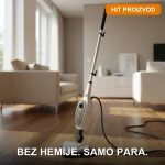 VaporX parni čistač za dom sa 12 nastavaka i poklon mini usisivačem