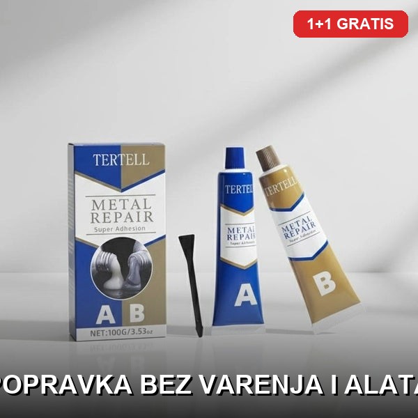 AB Pasta za Hladno Zavarivanje 1+1 Gratis AB pasta za hladno zavarivanje dvokomponentna epoksidna 1+1 gratis duplo pakovanje 200ml