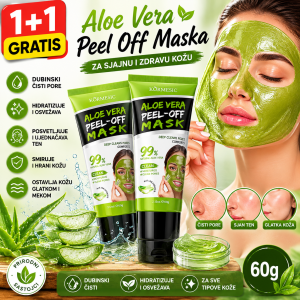 peel off maska sa aloe verom — u upotrebi