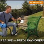 Električni pištolj za farbanje 650W sa bockom 800ml na beloj pozadini