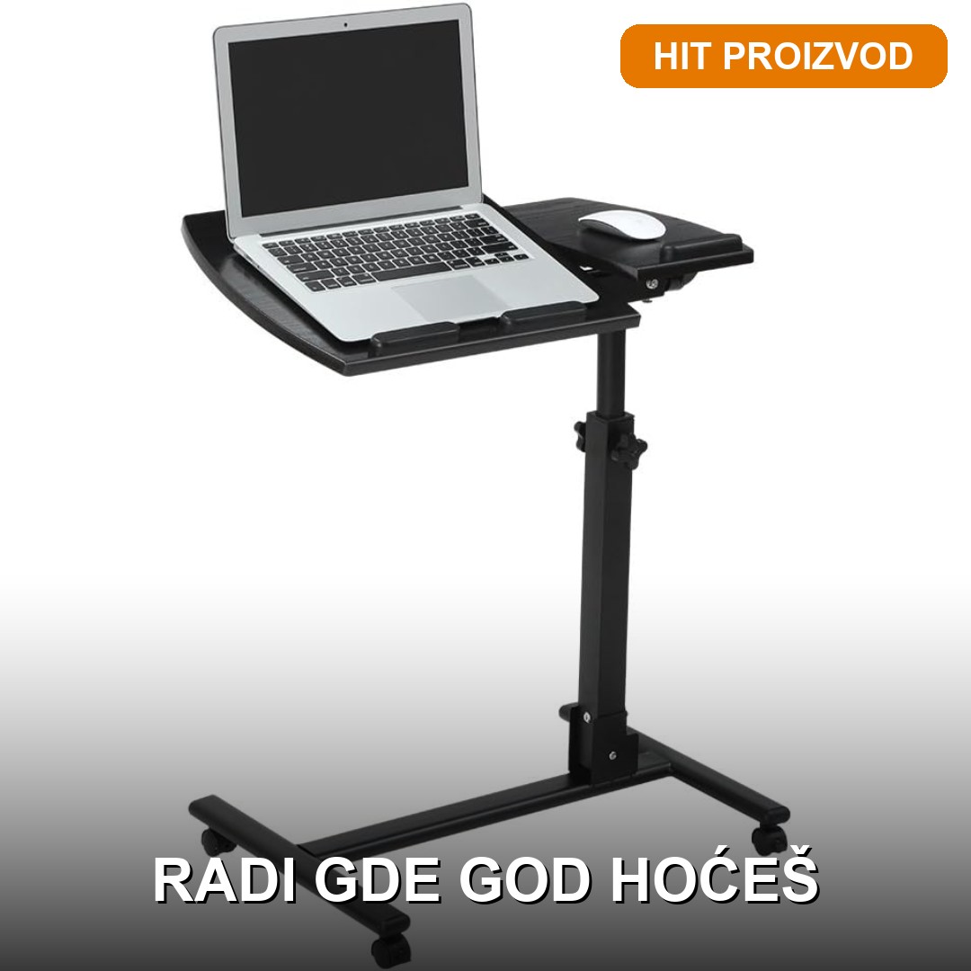 pokretni-sto-za-laptop-hs-302-glavna-slika Pokretni sto za laptop HS-302 sa podesivom visinom i nagibom — prikaz celog proizvoda