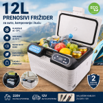 prenosivi auto frižider 12V — prednja strana