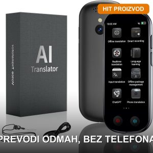 prenosivi prevodilac u realnom vremenu — prednja strana