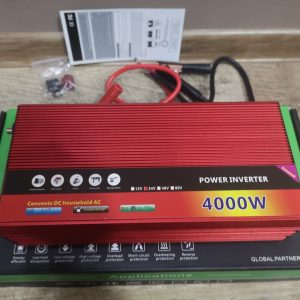 pretvarač napona 24V 220V 4000W — prednja strana