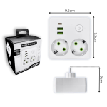 produžni kabl sa USB punjačem — pakovanje