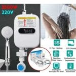 Protočni bojler Temmax 3500W sa tušem i slavinom kompletan