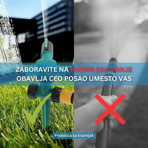 prskalica za travnjak prskalica za travnjak — prednja strana
