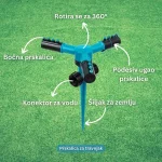 prskalica za travnjak — pakovanje