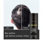 Puder za gušću kosu sa keratinskim mikrovlaknima crna boja