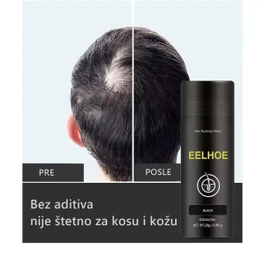 puder za gušću kosu — prednja strana