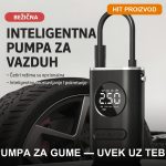 prenosiva pumpa za gume — prednja strana