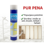 PUR pena za izolaciju — detalji