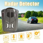 LED displej radar detektora V9 sa prikazom tipa i udaljenosti radara