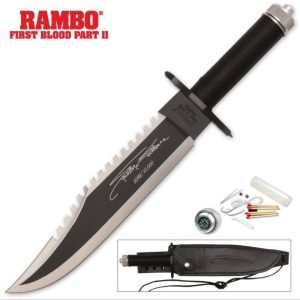 Rambo nož First Blood — u upotrebi