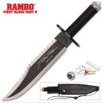 Rambo nož First Blood — u upotrebi