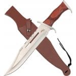 Rambo nož lovački veliki First Blood Part 3 sa kožnim futrolom 42cm