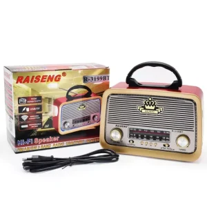 retro radio Bluetooth zvučnik — u upotrebi