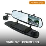 Retrovizor kamera za auto L9000 Full HD 1080P DVR – prikaz ugrađene prednje kamere