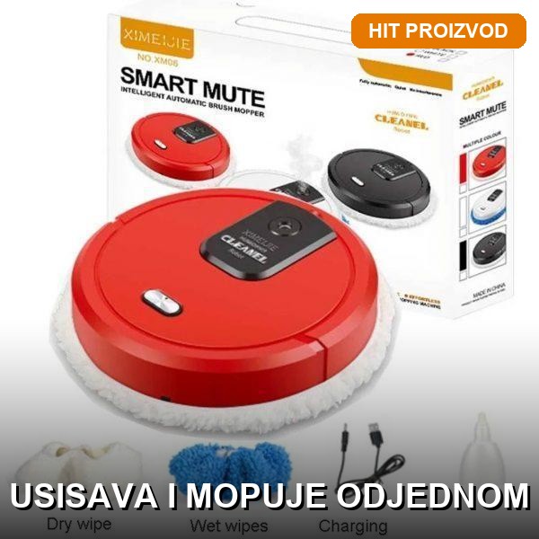 robot usisivač 2 u 1 robot usisivač 2 u 1 — prednja strana