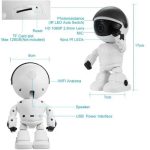 robot wifi kamera za kuću — ugao