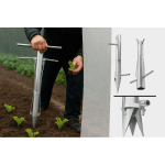 Ručna sadilica za baštu ergonomska metalna 80 cm sa rukovanjem