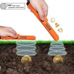 Detalj vrha GP Pointer pinpointera — zona osetljivog senzora za detekciju metala