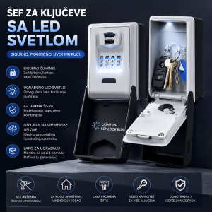 sef za ključeve sa šifrom — prednja strana