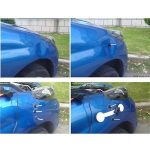 set za ispravljanje udubljenja na automobilu — ugao