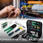 set za popravku mrežnih kablova — prednja strana