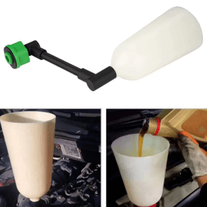 set za punjenje ulja za auto - u upotrebi