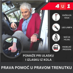 Sigurnosna ručka za auto 4u1 sa LED lampom i alatima