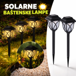 solarna baštenska svetla — prednja strana