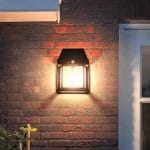 solarna zidna lampa sa senzorom pokreta — detalji