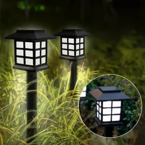 solarne lampe za baštu — prednja strana