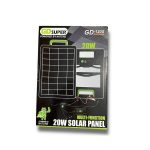 solarni panel punjač 20W — u upotrebi