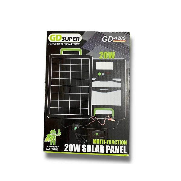 solarni panel punjač 20W solarni panel punjač 20W — prednja strana