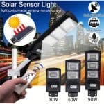 solarni reflektor stubni — prednja strana