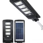 solarni reflektor za dvorište — prednja strana