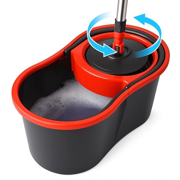 spin mop sa rotirajućom glavom spin mop sa rotirajućom glavom — u upotrebi
