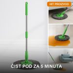 spin mop sa centrifugom za ceđenje — prednja strana