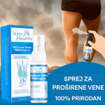 Prirodni sprej za proširene vene sa biljnim ekstraktom u bočici