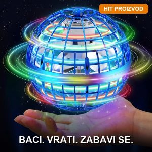 Svetleća leteća lopta igračka sa višebojnim LED efektima u letu