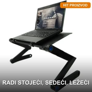 sto za laptop sa kulerom — prednja strana